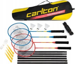 SKO Badminton set Carlton TOURNAMENT 4 rackets+3shuttlecocks+net+bag 1