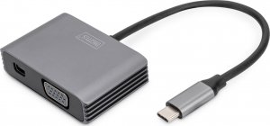 System przekazu sygnału AV Digitus 0.2M USB-C-MINIDP+VGA ADAPTER 0.2M USB-C-MINIDP+VGA ADAPTER 1