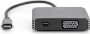 System przekazu sygnału AV Digitus 0.2M USB-C-MINIDP+VGA ADAPTER 0.2M USB-C-MINIDP+VGA ADAPTER 2
