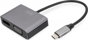 Adapter USB Digitus 0.2MUSB-C - DP + VGA ADAPTER 0.2MUSB-C - DP + VGA ADAPTER 1