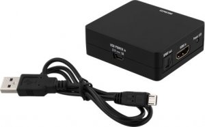 Adapter AV Deltaco Adapteris DELTACO HDMI to HDMI + SPDIF / 2