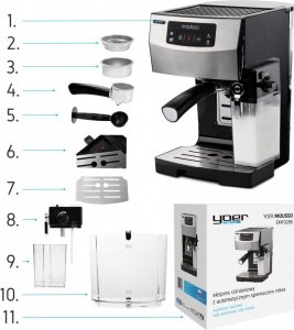 Ekspres ciśnieniowy Yoer Mousso 14