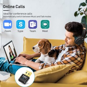 Adapter bluetooth 1Mii B10A Nadajnik Audio Bluetooth 5.0 USB do 20m 6