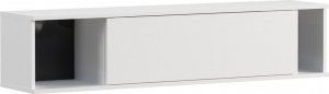 Selsey SELSEY Szafka wisząca Perila 135 cm zamykana biała 1