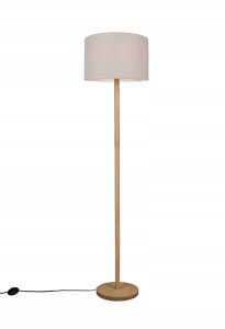 Lampa podłogowa DELIGHT Trio Korba 401200101 lampa stojąca podłogowa 1x60W E27 drewno 2