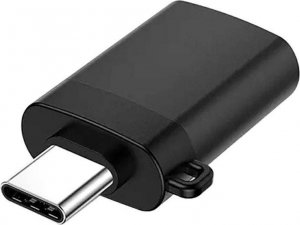 Adapter USB Aptel ADAPTER HOST OTG USB-A na USB-C TO USB 3.0 czarny AK56 3