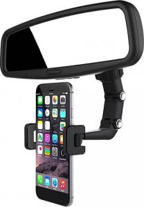 Aptel UNIWERSALNY UCHWYT Samochodowy do Telefonu Tabletu czarny AP18 6