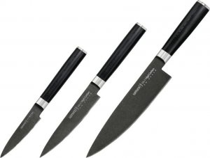 Samura Samura MO-V Stonewash zestaw 3 noży kuchennych box 1
