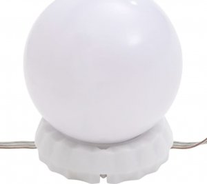 vidaXL Toaletka z oświetleniem LED, betonowa szarość, 86,5x35x136 cm 7