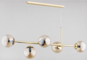 Lampa wisząca Alfa Dansa 63019 lampa wisząca zwis 5x40W E14 złota 3