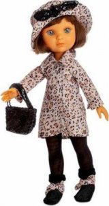 Berjuan Lalka Baby Berjuan Eva Morena Leopard Raincoat 35 cm 1