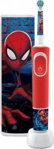 Szczoteczka Oral-B Vitality Kids D100 Spiderman + Case Czerwona 1