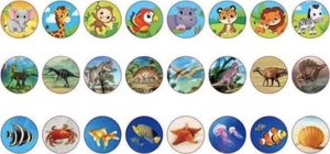 Latarka Projektor 24 Slajdy Zwierzęta Dinozaury 6