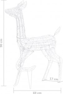 Dekoracja świąteczna vidaXL renifer 11