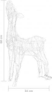 Dekoracja świąteczna vidaXL renifer 10