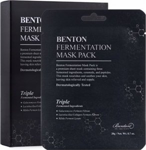 Benton Benton Fermentation Wzmacniająco-Nawilżająca Maska 4szt 1