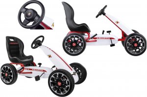 Coil Coil gokart na pedały  abarth  biały 1