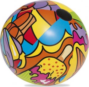 Bestway Kolorowa dmuchana piłka plażowa 91cm (3104) 1