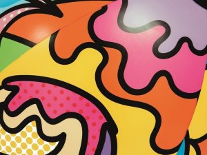 Bestway Kolorowa dmuchana piłka plażowa 91cm (3104) 9