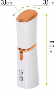 Trymer Adler Trymer do twarzy damski Adler AD 2939 w szmince 7