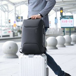 Alogy Plecak na laptopa Alogy z portem USB antykradzieżowy sportowy Czarny uniwersalny 13