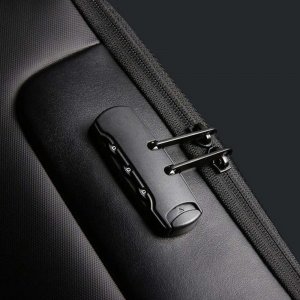 Alogy Plecak na laptopa Alogy z portem USB antykradzieżowy sportowy Czarny uniwersalny 6