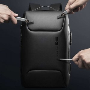 Alogy Plecak na laptopa Alogy z portem USB antykradzieżowy sportowy Czarny uniwersalny 10