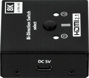 Pawonik Switch HDMI 2.1 2X1 Splitter 1X2, 8K 4