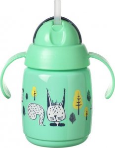 Tommee Tippee 478306 KUBEK SUPERSTAR ZE SŁOMKĄ 300ML 6+ ZIELONY 3