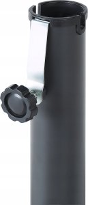 Beliani Metalowy stojak pod parasol ogrodowy czarny VICCHIO! 6