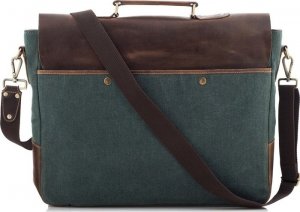 Torba Belveder Zielona Torba Vintage na Laptopa 15,6 BF91 3