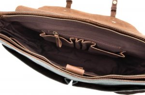 Torba Belveder Zielona Torba Vintage na Laptopa 15,6 BF91 5