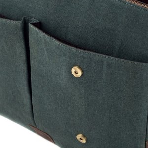 Torba Belveder Zielona Torba Vintage na Laptopa 15,6 BF91 7