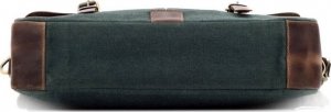 Torba Belveder Zielona Torba Vintage na Laptopa 15,6 BF91 9