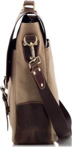 Torba Belveder Beżowa Torba Vintage na Laptopa 15,6 BF92 2