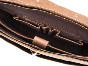 Torba Belveder Beżowa Torba Vintage na Laptopa 15,6 BF92 6