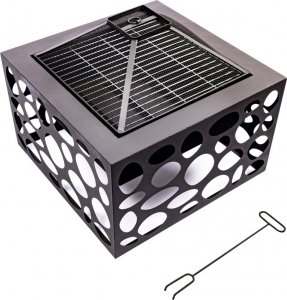 Palenisko ogrodowe RedFire Palenisko ogrodowe z grillem Mikor, czarne! 2