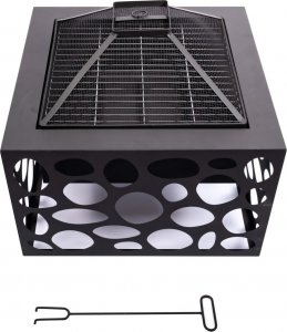 Palenisko ogrodowe RedFire Palenisko ogrodowe z grillem Mikor, czarne! 3