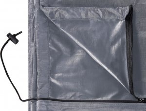 Beliani Pokrowiec ogrodowy na fotel wiszący 200 x 120 cm szary CHUVA! 4