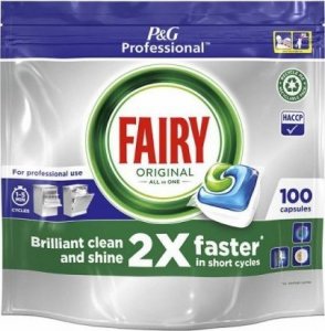 Fairy Tabletki do Zmywarki Fairy Wszystko w jednym Oryginał (100 Kapsułki) 1