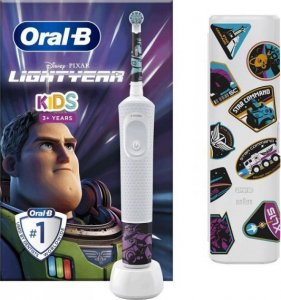 Szczoteczka Oral-B Szczoteczka rotacyjna Vitality Kids D100 Lightyear + Case Biała 2