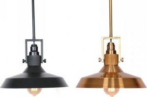 Lampa wisząca DKD Home Decor Lampa Sufitowa DKD Home Decor Czarny Złoty Metal (30,5 x 30,5 x 25.4 cm) (2 Sztuk) 1