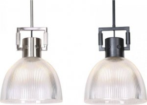 Lampa wisząca DKD Home Decor Lampa Sufitowa DKD Home Decor Szkło Srebrzysty Czarny Metal Srebro (25.4 x 25.4 x 35.5 cm) (2 Sztuk) 1