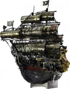 Piececool Piececool Puzzle Metalowe Model 3D - Statek Zemsta Królowej Anny 2
