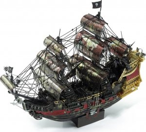 Piececool Piececool Puzzle Metalowe Model 3D - Statek Zemsta Królowej Anny 4