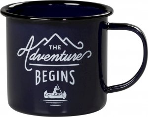 Gentlemens Hardware Kubek kempingowy "Adventure Begins" - 325 ml  | GENTLEMENS HARDWARE 1