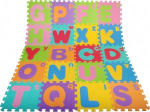 Ramiz Litery Piankowe Puzzle EVA Duża Mała Litera 4