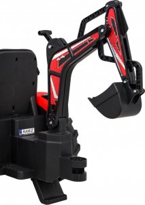 Ramiz Pojazd Traktor Z Przyczepą 720-T Czerwony 12