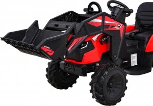 Ramiz Pojazd Traktor Z Przyczepą 720-T Czerwony 16