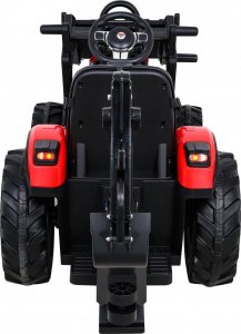 Ramiz Pojazd Traktor Z Przyczepą 720-T Czerwony 10